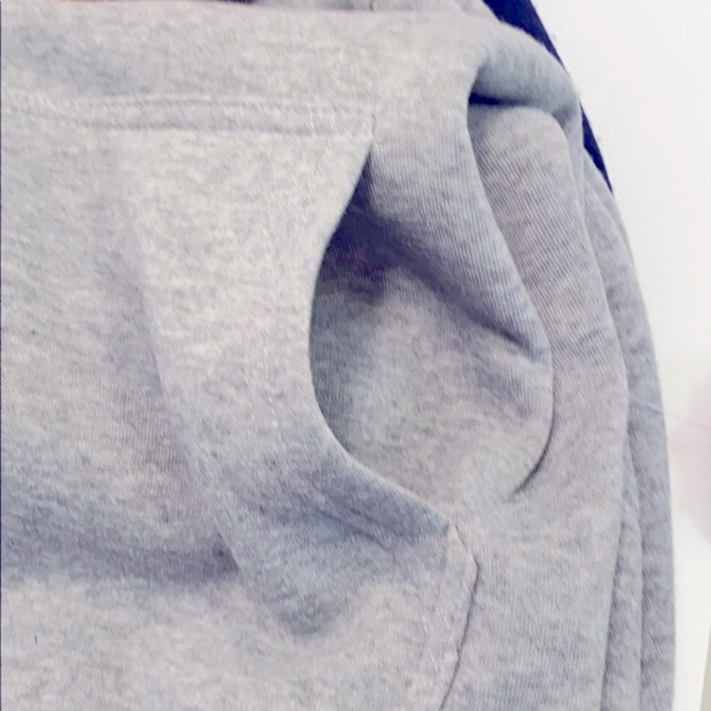 Company 81 Unisex Streetwear Grey Sherpa-lined Pullover Hoodie SM NWT - Picture 8 of 9